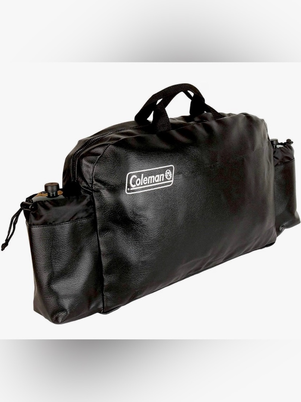 Coleman (29) Black Duffel with Side Bottle Pockets